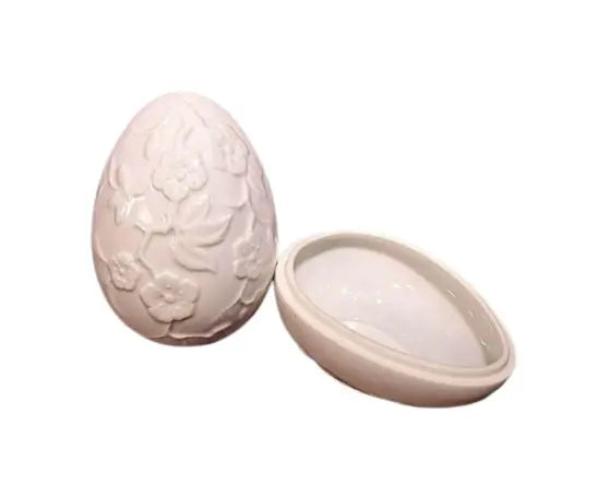 Cherry Blossom Elegance Box Porcelain Limoges Egg Garden LIMOGES BOXES Easter French Trinket Box