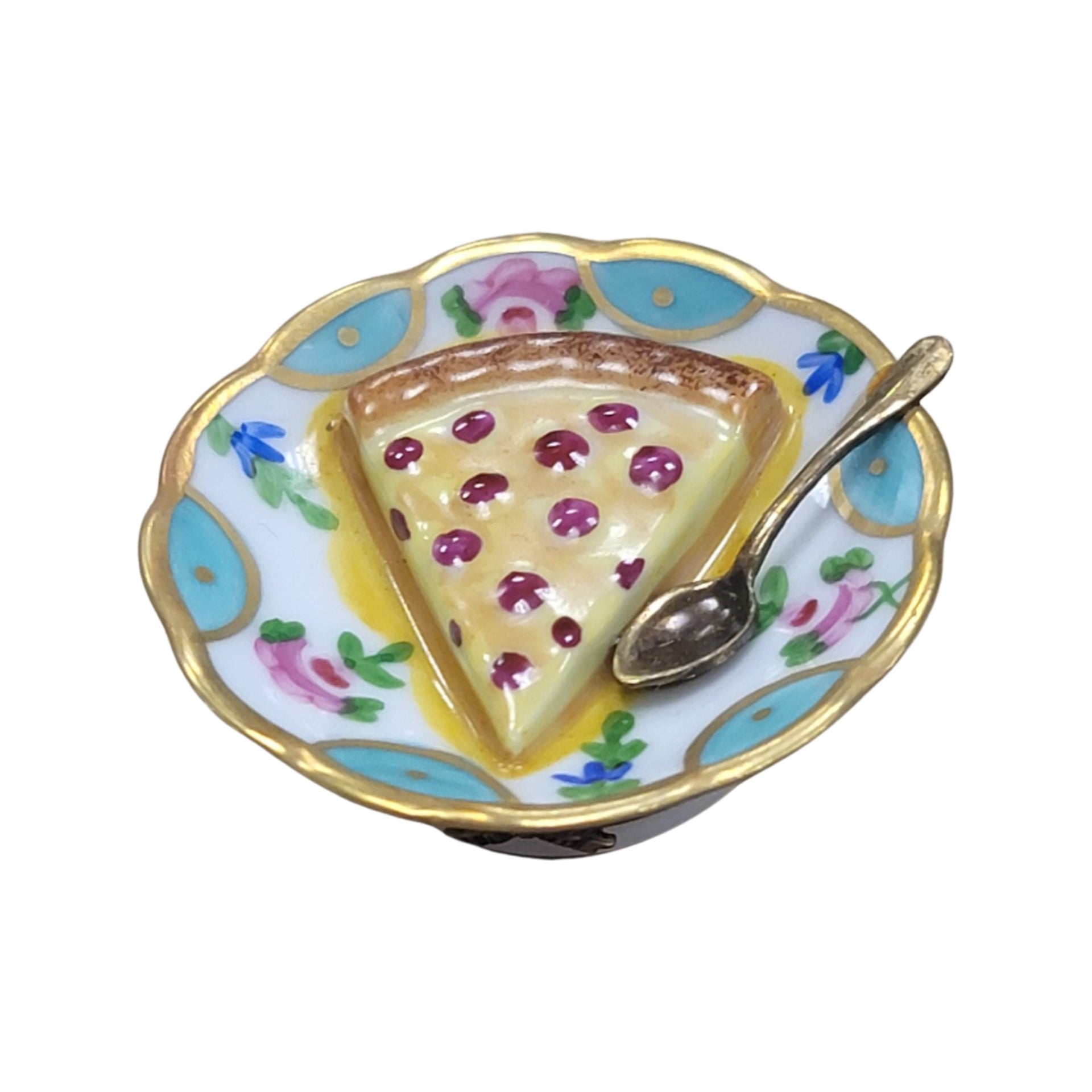 Cherry Pie Delight Limoges Box Porcelain Limoges Dessert French Trinket Box