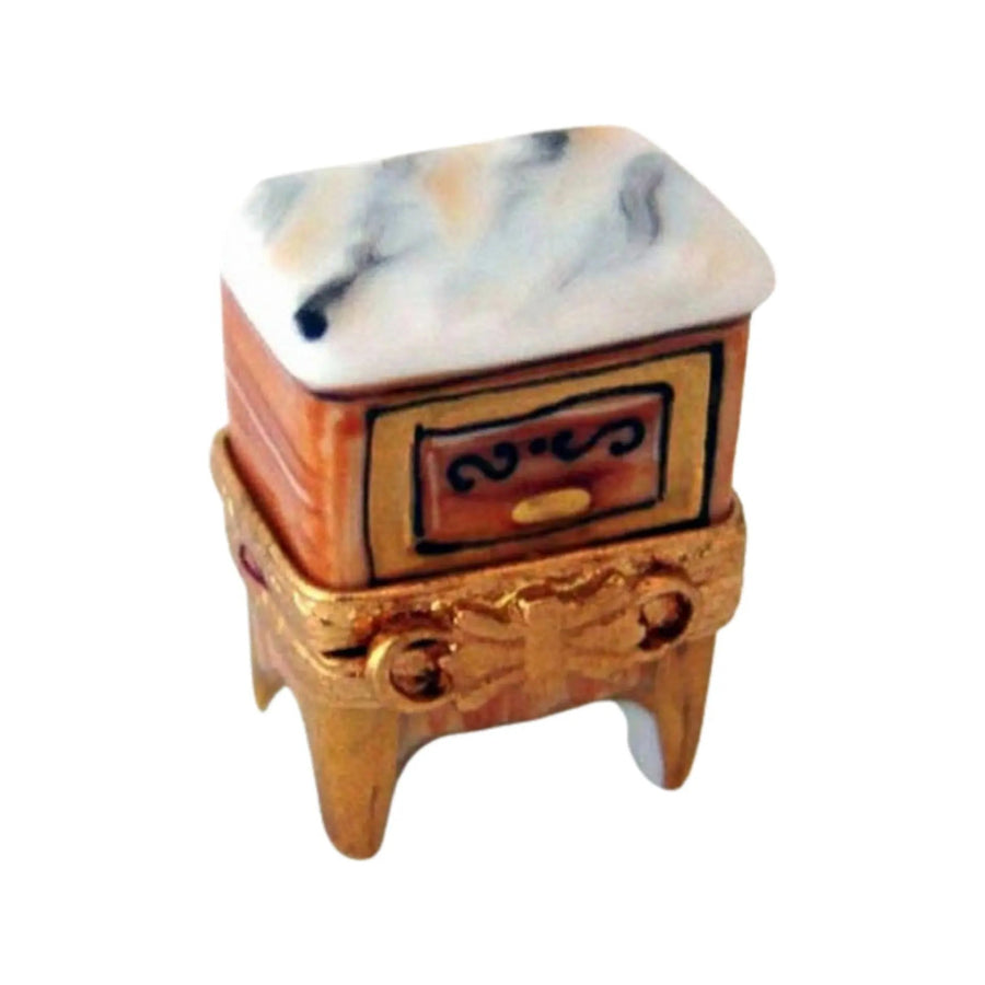 Chevet Dresser Furniture Porcelain Limoges furniture French Trinket Box