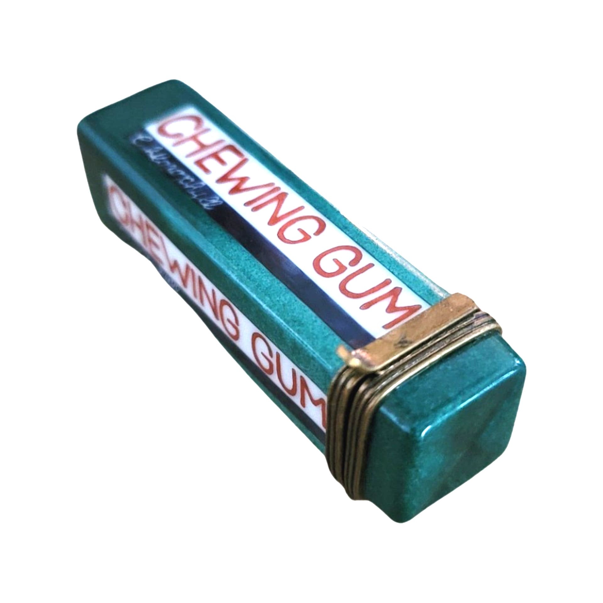 Chewing Gum Limoges Box Figurine Porcelain Limoges food Carnival French Trinket Box