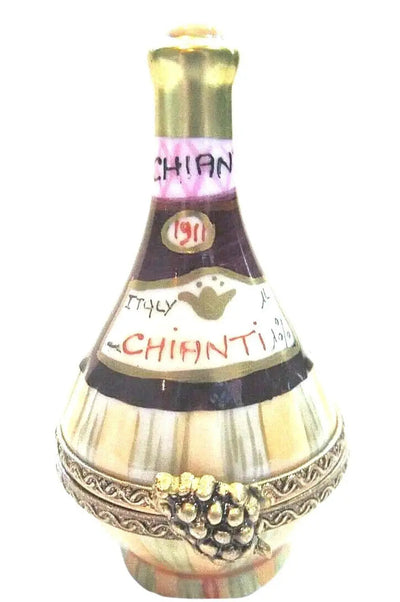 Chianti Wine Italy Porcelain Limoges Wine Spirits French Trinket Box