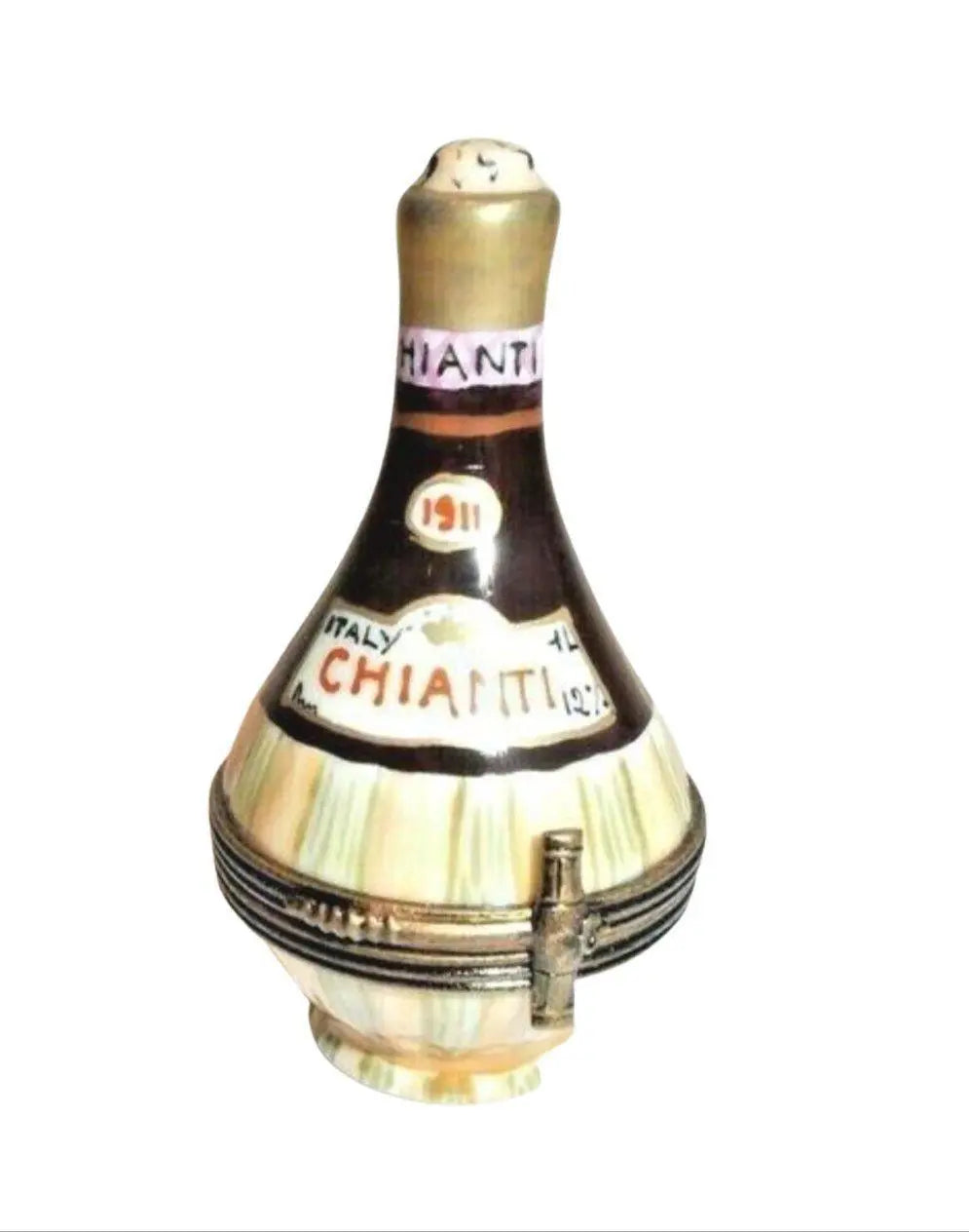 Chianti Wine Italy Porcelain Limoges Wine Spirits French Trinket Box