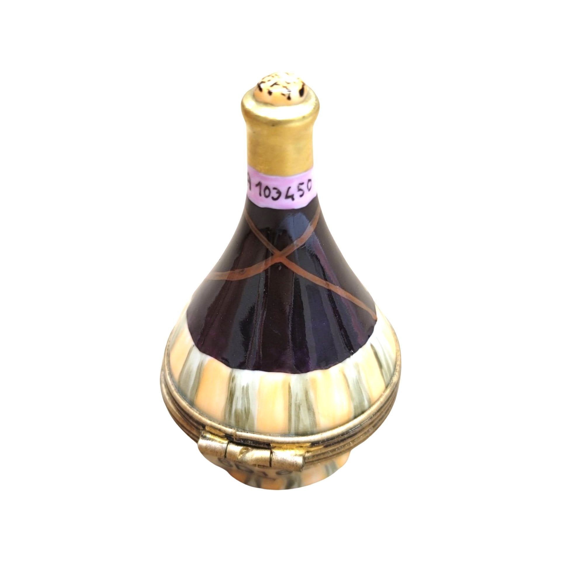 Chianti Wine Porcelain Box Porcelain Limoges Wine Spirits French Trinket Box