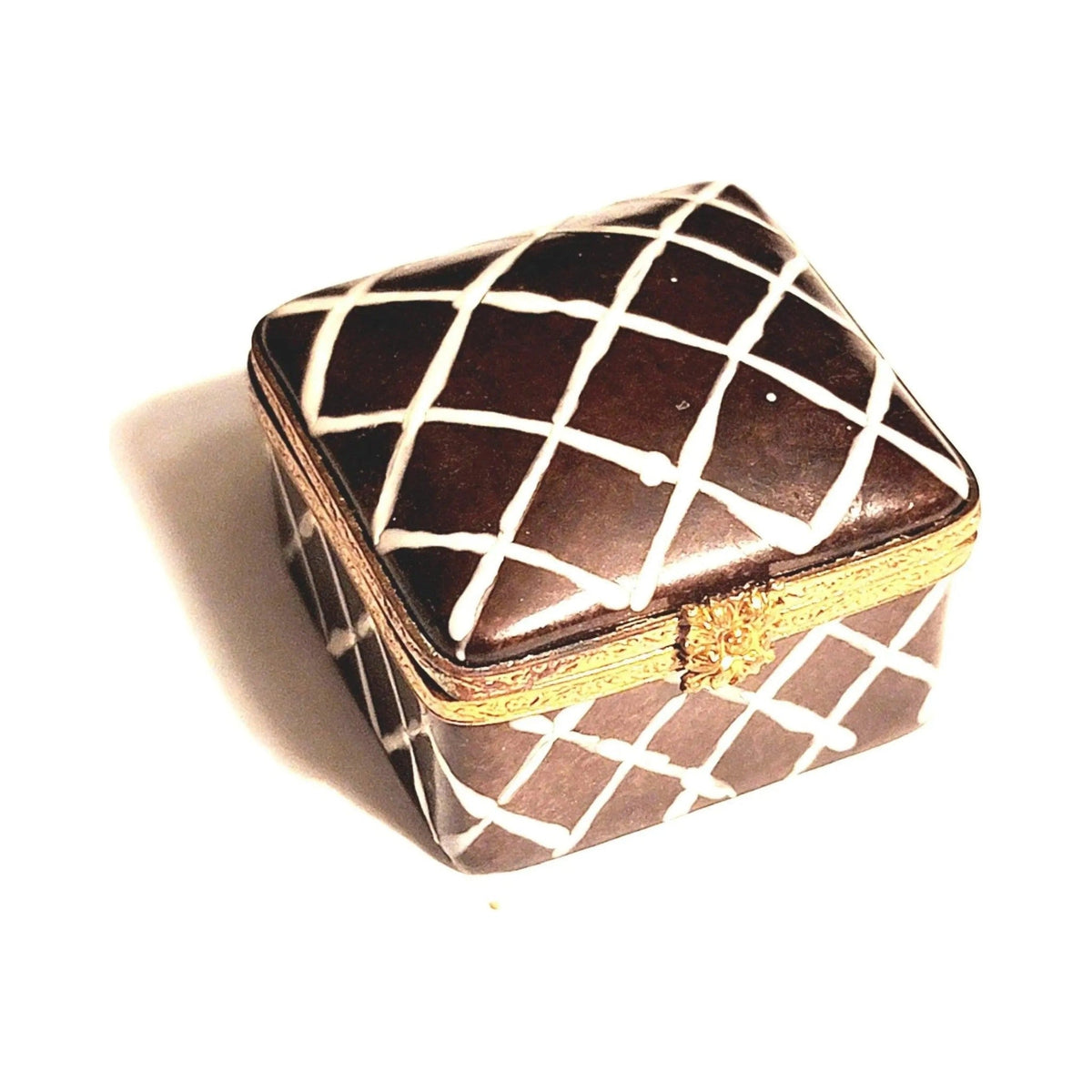 Cake Icing Box Chocolate Icing Cake Box - Limoges Collector's Item - Limoges Box