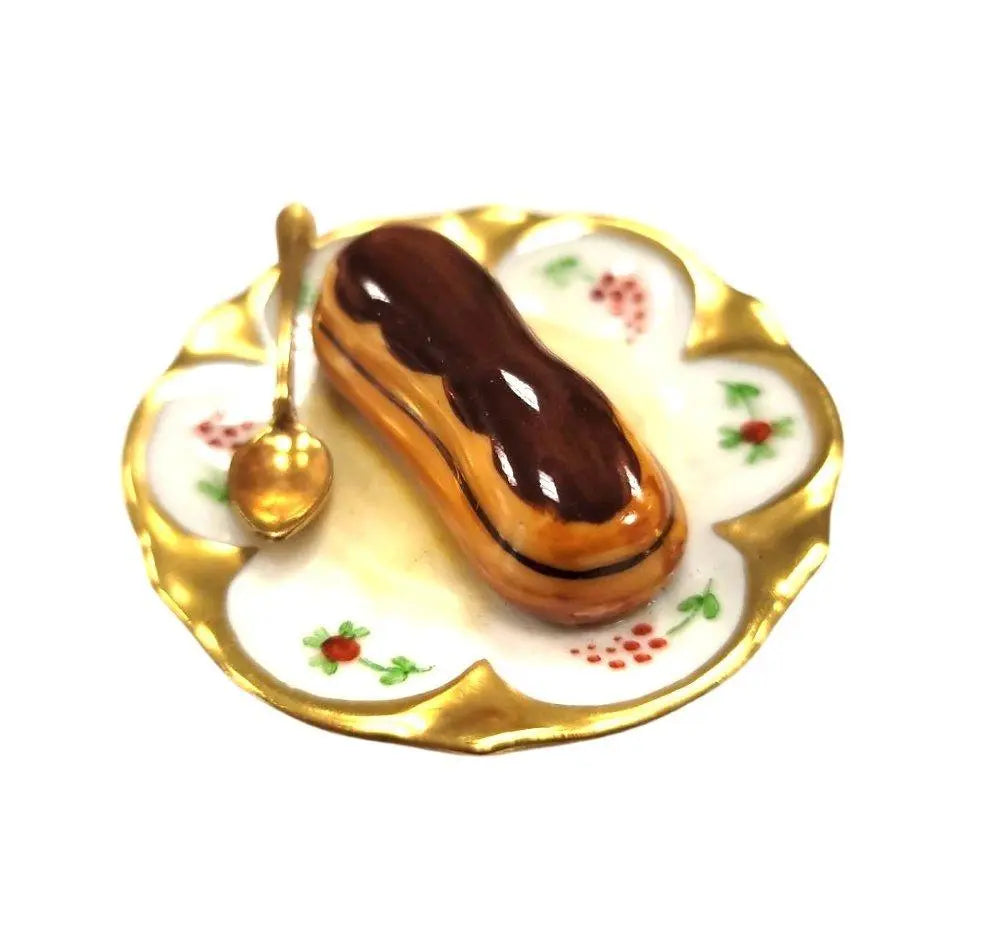 Chocolate Napoleon Limoges Box Porcelain Limoges Dessert French Trinket Box