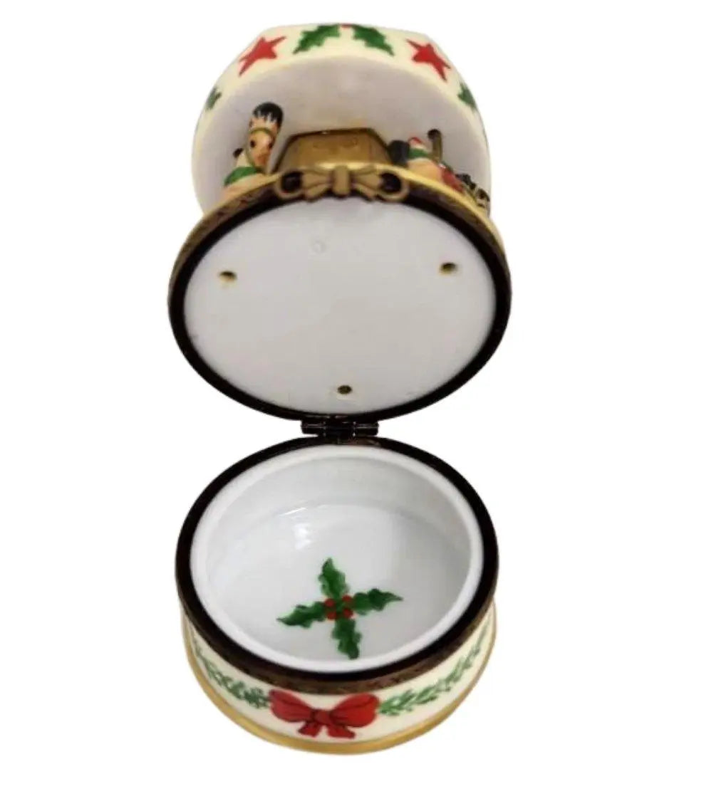 Christmas Carousel Limoges Box Porcelain Limoges Carnival xmas French Trinket Box