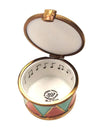Christmas Drum PV Retired in 90s Limoges Box Porcelain Figurine-xmas-CH2P281