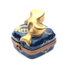 Christmas French Horn Porcelain Treasure Porcelain Limoges xmas theme special limoges boxes Christmas music French Trinket Box