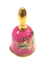 Christmas Holly Bell Box Porcelain Limoges xmas French Trinket Box