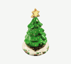 Christmas Tree With Magnolias Porcelain Limoges Christmas Tree French Trinket Box