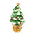 Christmas Tree w Cardinals Christmas Cardinal Porcelain Limoges Christmas Tree French Trinket Box