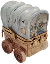 Chuck Wagon Adventure Figurine Porcelain Limoges vehicle French Trinket Box