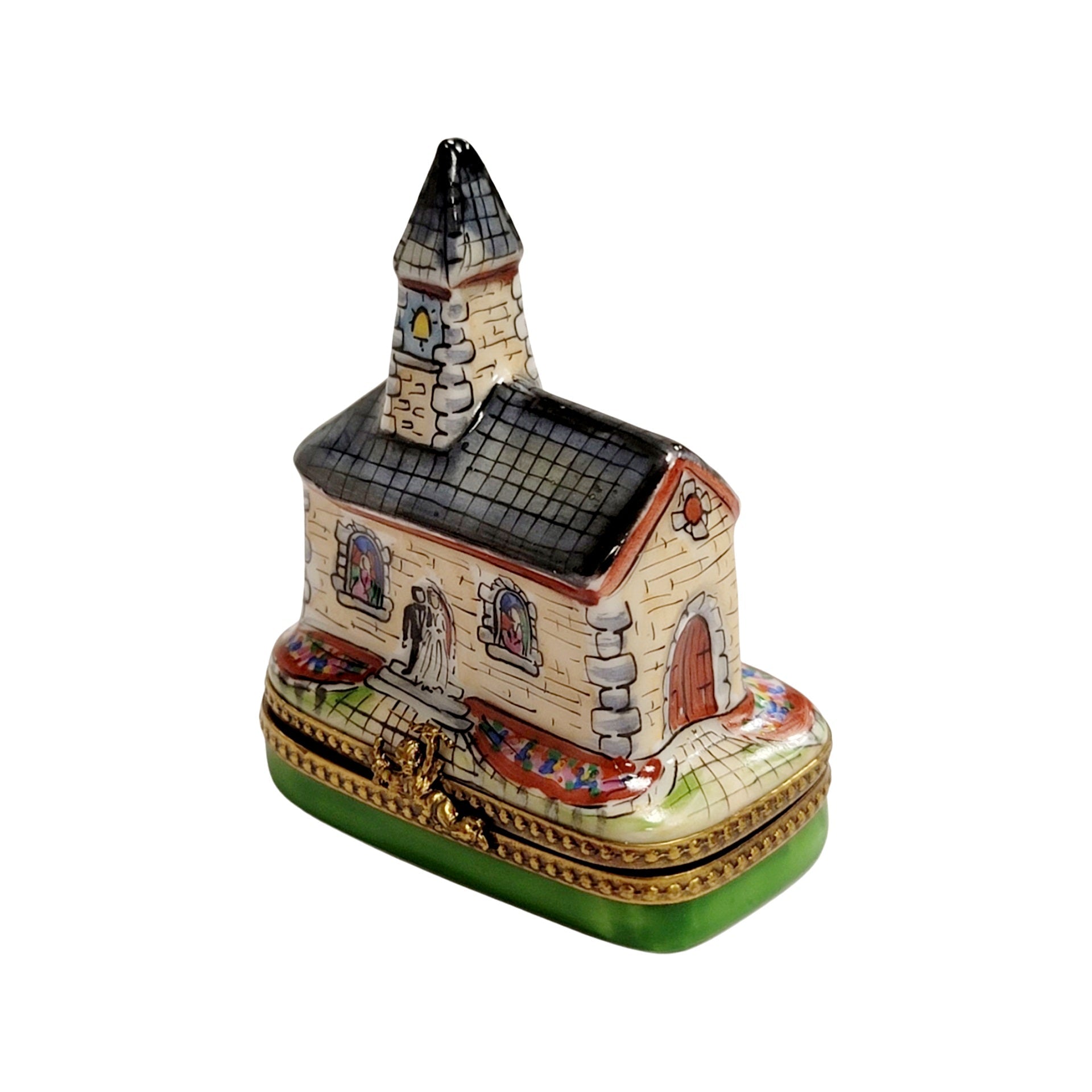 Church Limoges Box Figurine Porcelain Limoges Religion French Trinket Box