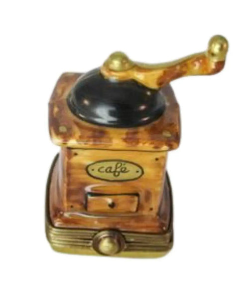 Coffee Grinder Porcelain Limoges Food Home French Trinket Box