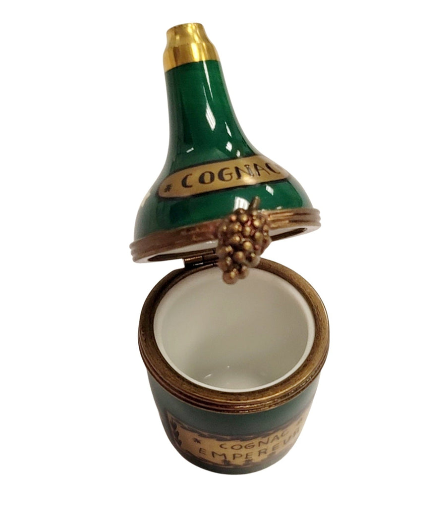 Cognac Elegance Limoges Box Porcelain Limoges wine spirit men special Limoges Box French Trinket Box