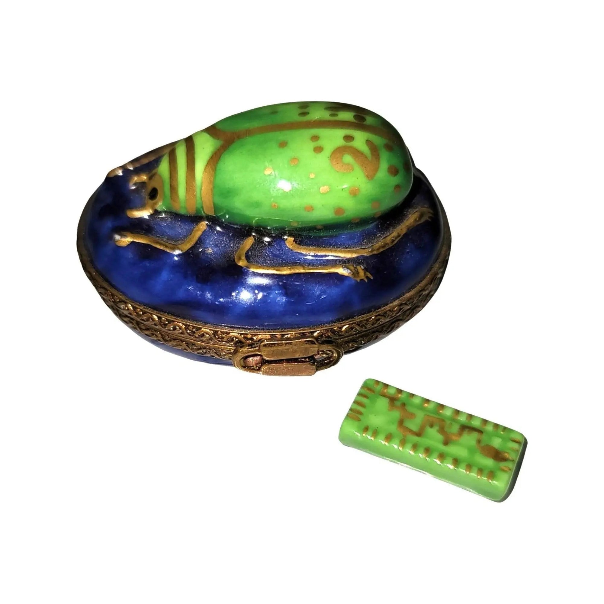 Computer Beetle Bug Limoges Box Porcelain Limoges bug critters limoges boxes French Trinket Box