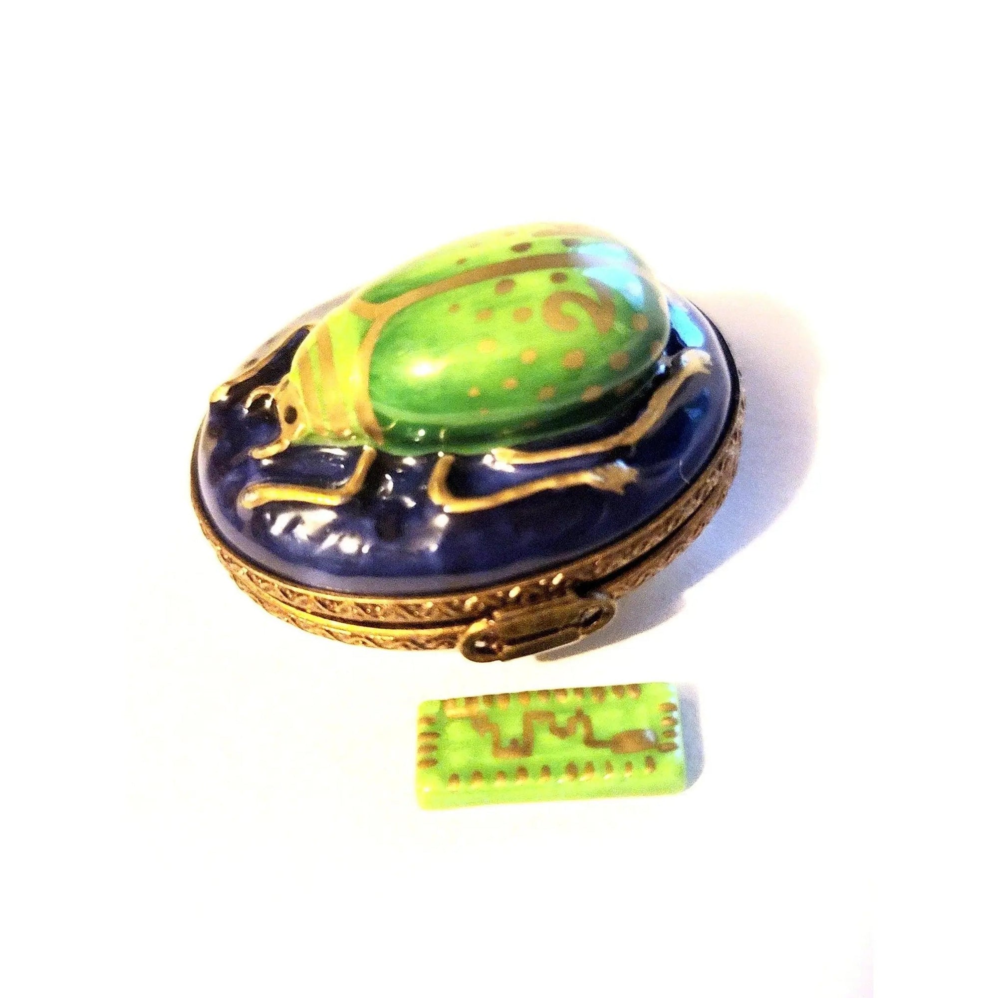Computer Beetle Bug Limoges Box Porcelain Limoges bug critters limoges boxes French Trinket Box