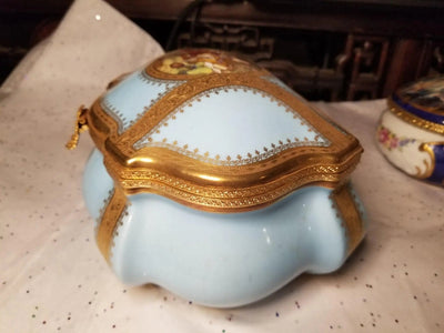 Concorde Penicaud Jewelry Chest Porcelain Limoges Jewelry Limoges Box Love Valentine French Trinket Box