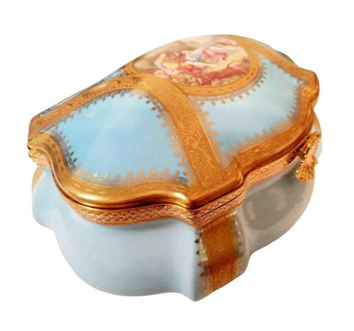 Concorde Penicaud Jewelry Chest Porcelain Limoges Jewelry Limoges Box Love Valentine French Trinket Box