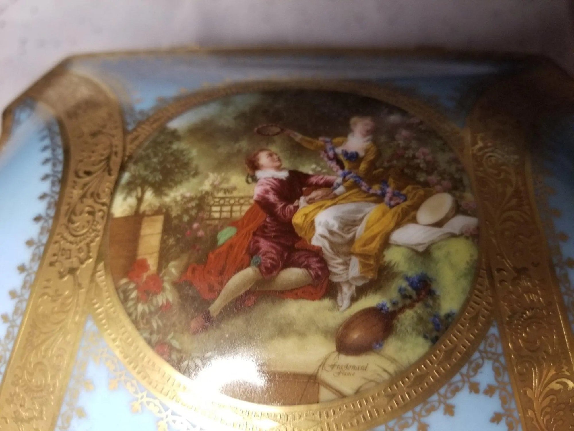 Concorde Penicaud Jewelry Chest Porcelain Limoges Jewelry Limoges Box Love Valentine French Trinket Box