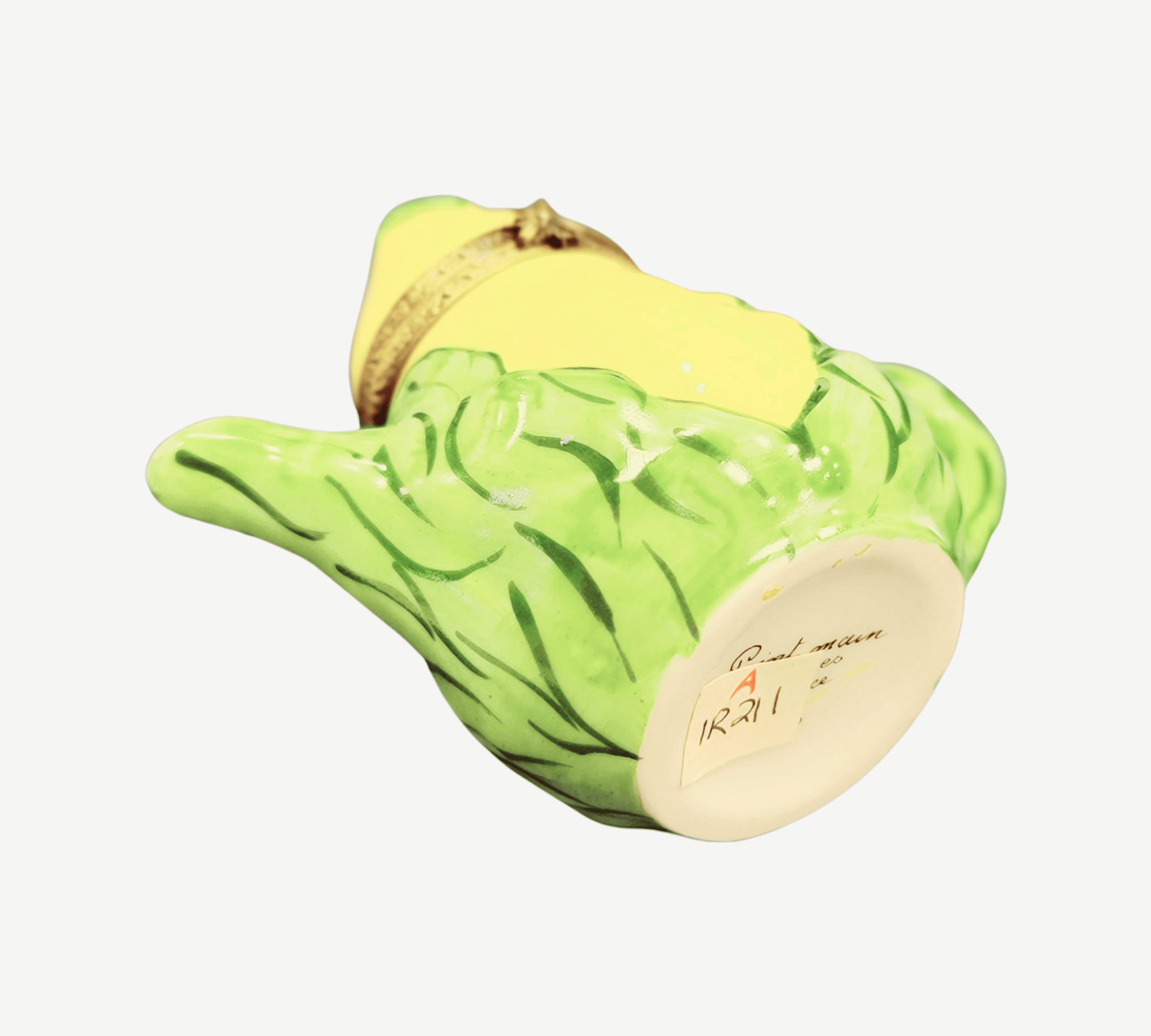 Corn Husk Teapot Limoges Box Porcelain Limoges China French Trinket Box