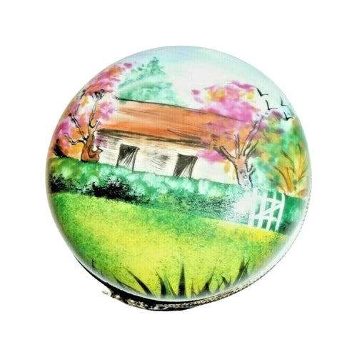 Country House Porcelain Treasure Porcelain Limoges home French Trinket Box