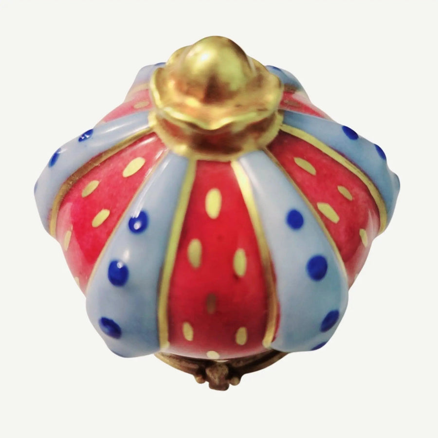 Crown of Elegance Limoges Box Porcelain Limoges hats travel Limoges Boxes Travel French Trinket Box