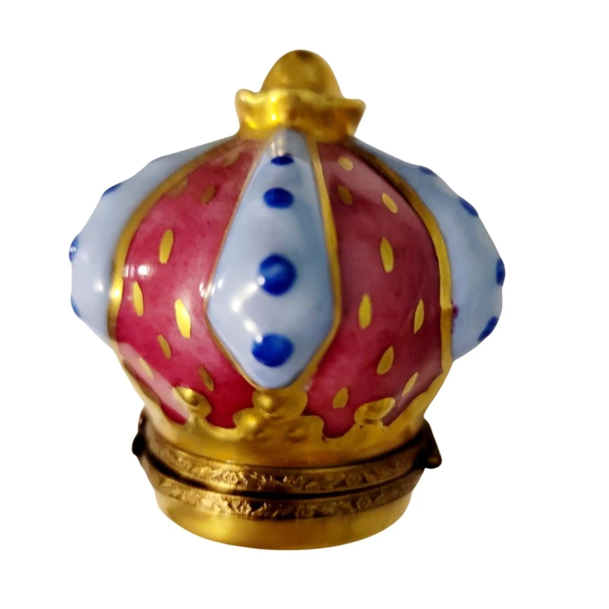 Crown of Elegance Limoges Box Porcelain Limoges hats travel Limoges Boxes Travel French Trinket Box