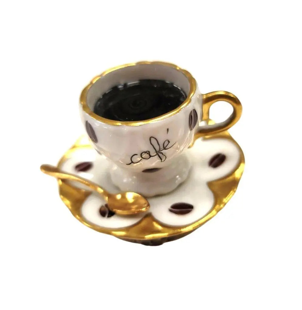 Gift idea for someone who loves France: Cup of Coffee Cafe Limoges box