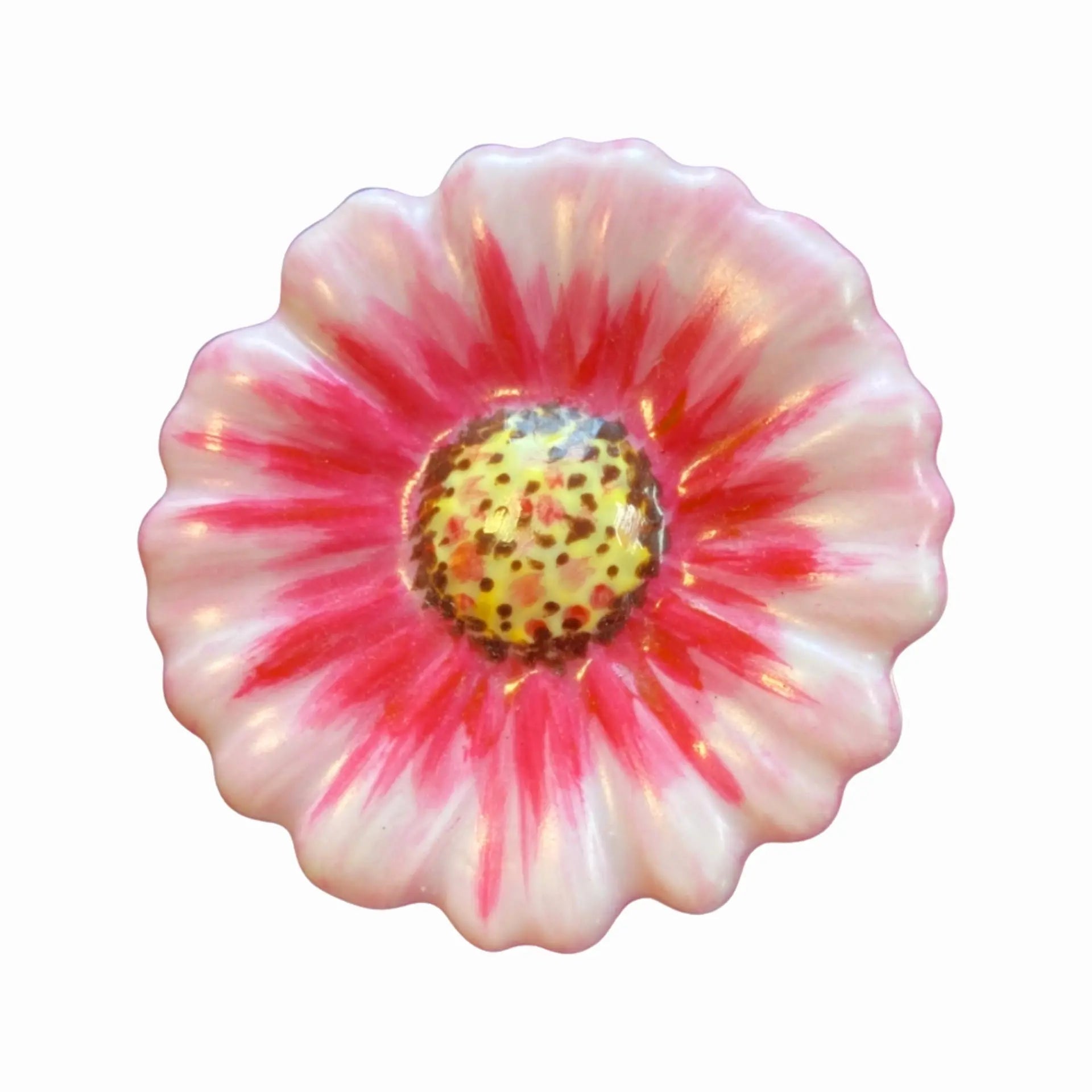 Daisy: Pink Porcelain Limoges Flowers Garden French Trinket Box