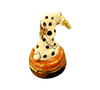 Dalmatian Dog Figurine with Slippers Porcelain Limoges Dog LIMOGES BOXES French Trinket Box