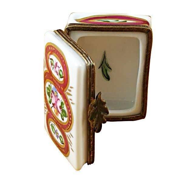 Decorated Book limoges box Porcelain Limoges French Trinket Box