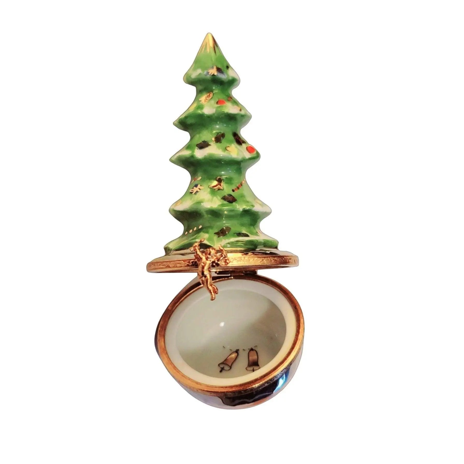 Designer Christmas Tree - Artoria Porcelain Limoges Christmas Tree French Trinket Box