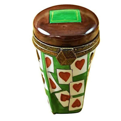 Dice Shaker limoges box Porcelain Limoges French Trinket Box