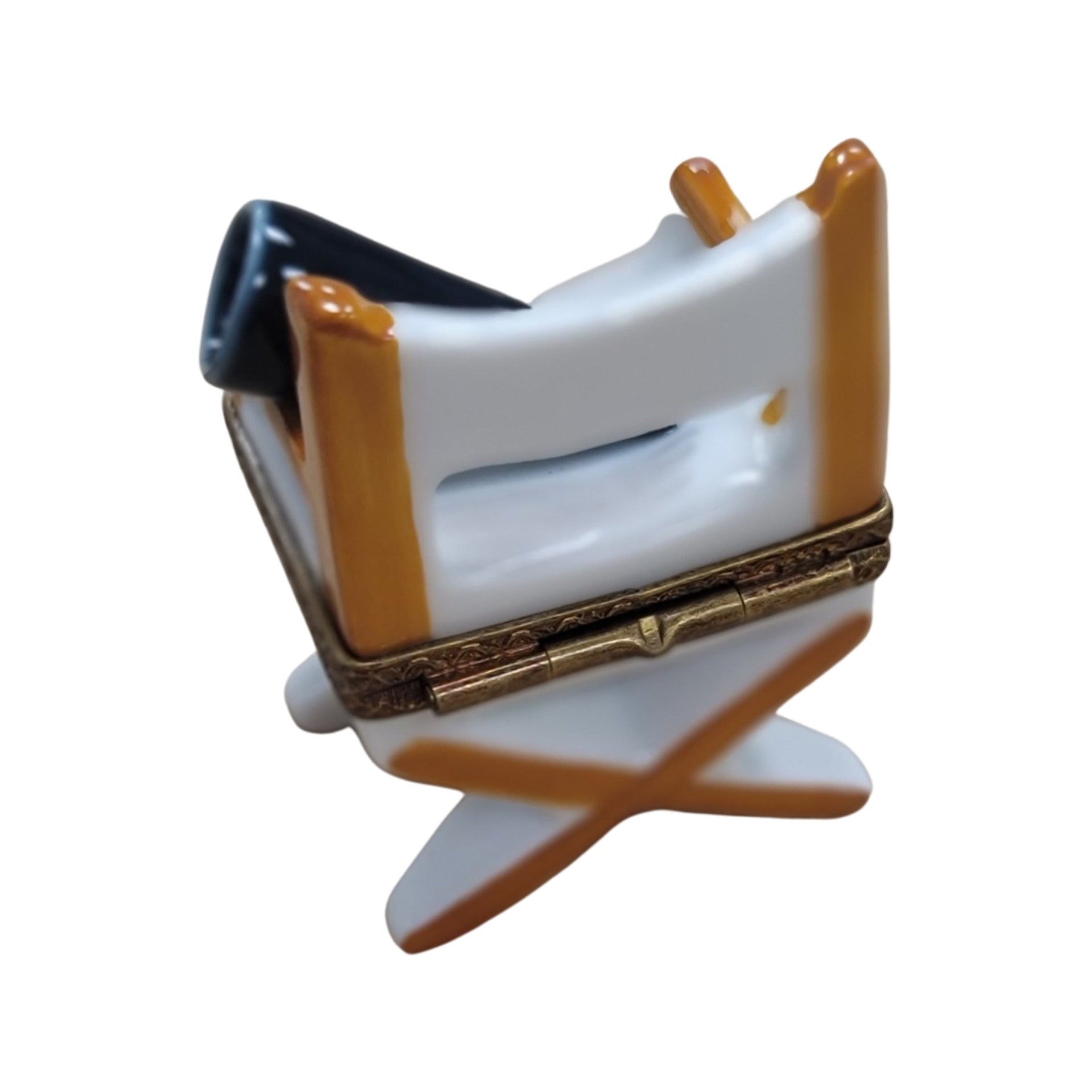 Director's Chair Limoges Box Porcelain Limoges professional French Trinket Box