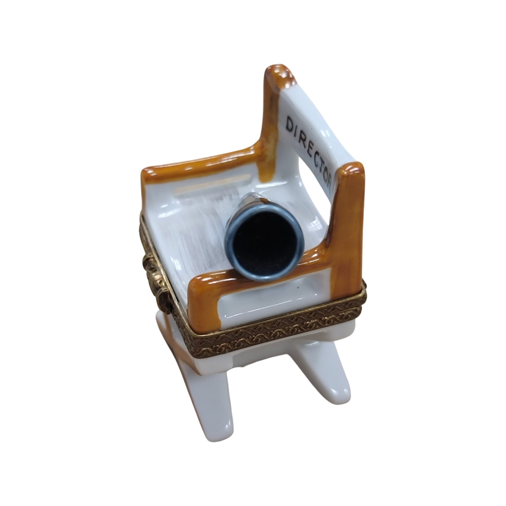 Director's Chair Limoges Box Porcelain Limoges professional French Trinket Box