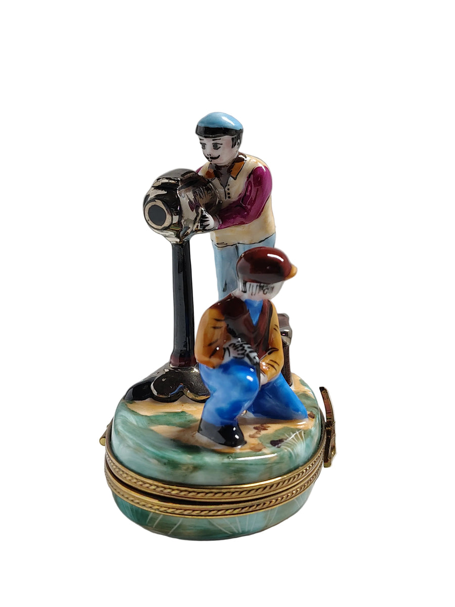 Hand-painted Director's Film Camera Limoges box, additional photo 11