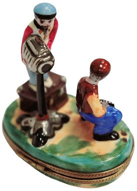 Director's Film Camera Limoges Box Porcelain Limoges art fine professional French Trinket Box