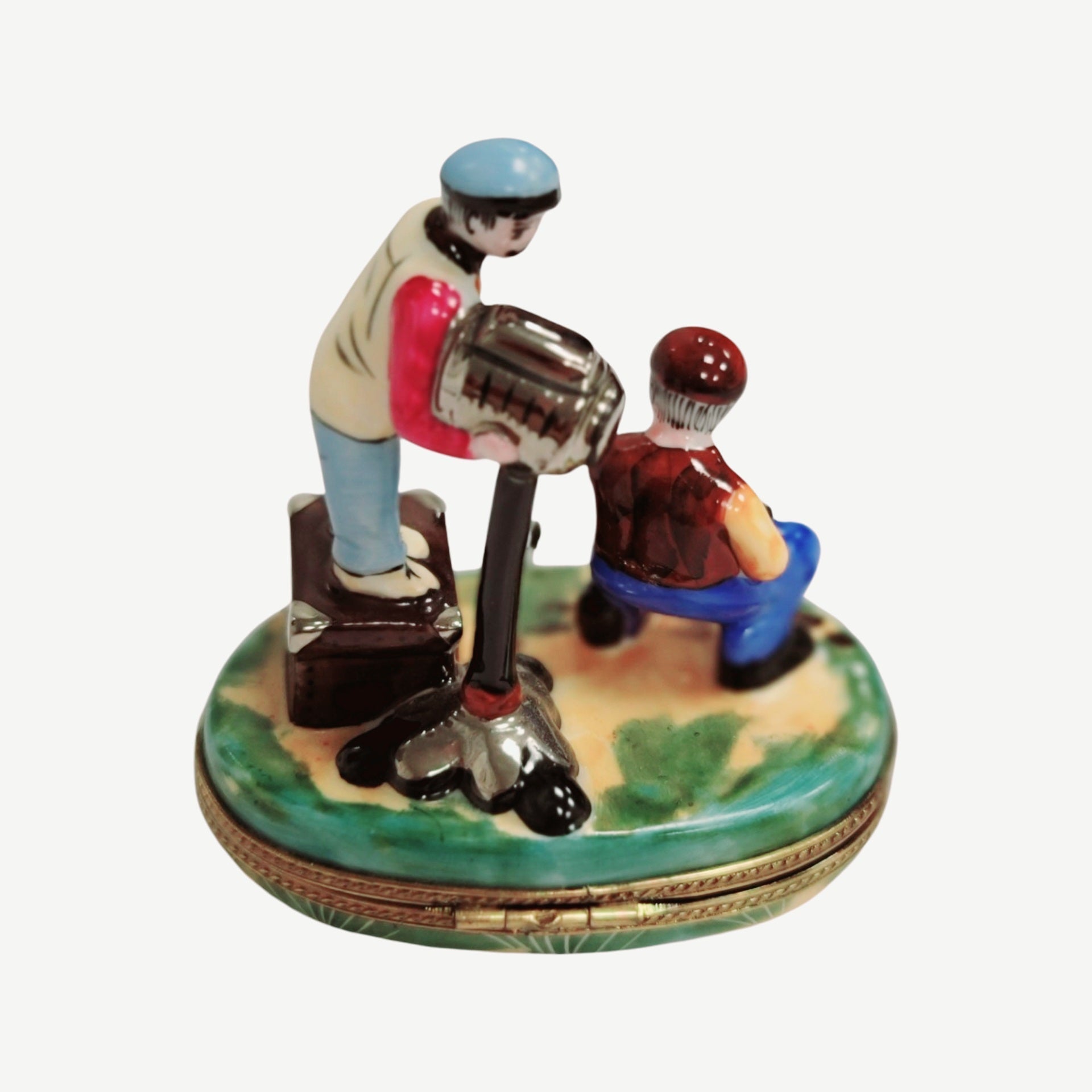 Director's Film Camera Limoges Box Porcelain Limoges art fine professional French Trinket Box