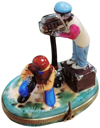 Director's Film Camera Limoges Box Porcelain Limoges art fine professional French Trinket Box