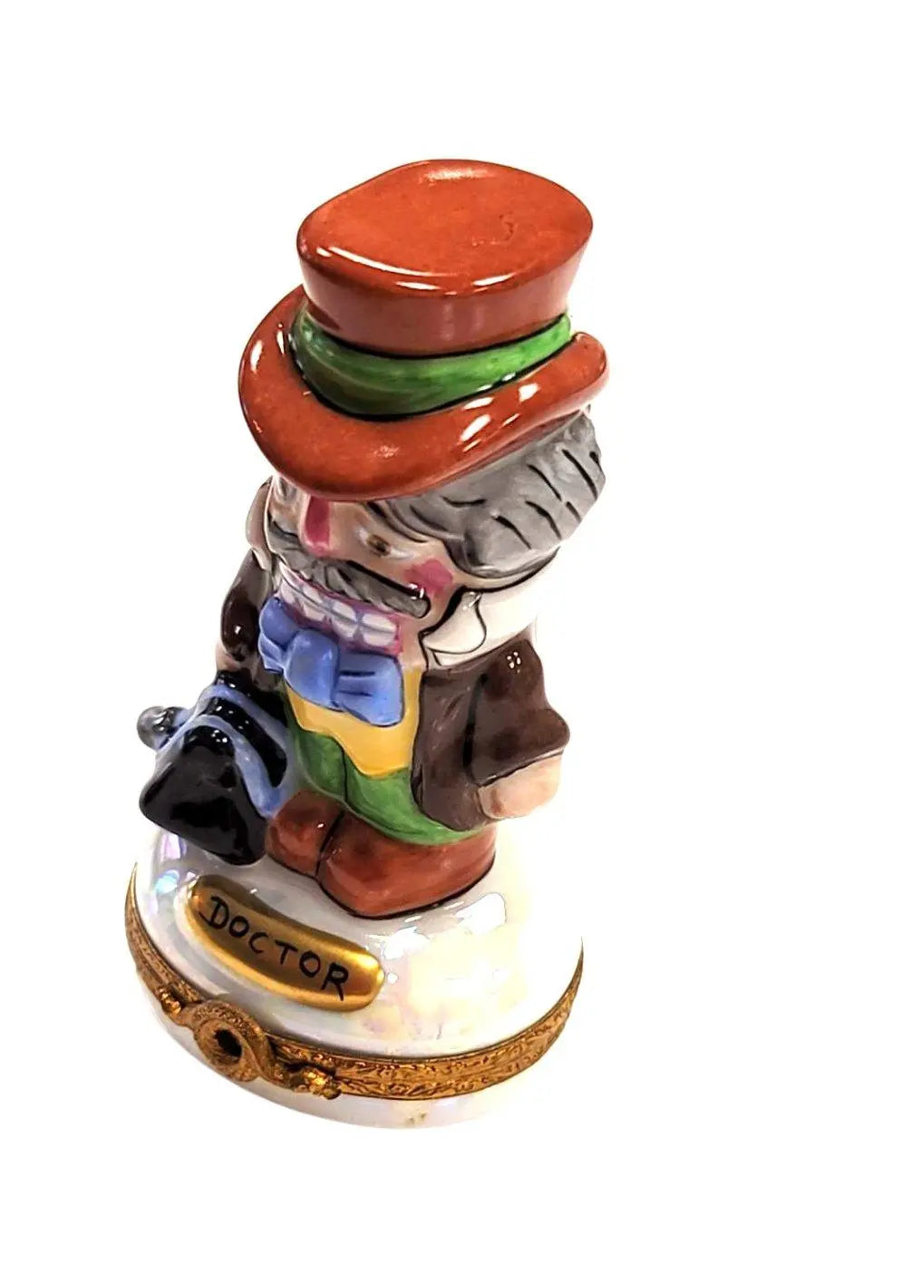 Doctor Limoges Box Figurine Porcelain Limoges figurine professional nutcracker French Trinket Box