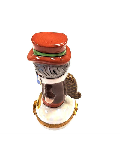 Doctor Limoges Box Figurine Porcelain Limoges figurine professional nutcracker French Trinket Box