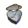 Doves on Heart Trinket Box Porcelain Limoges hearts LIMOGES BOXES bird French Trinket Box
