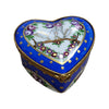 Doves on Heart Trinket Box Porcelain Limoges hearts LIMOGES BOXES bird French Trinket Box