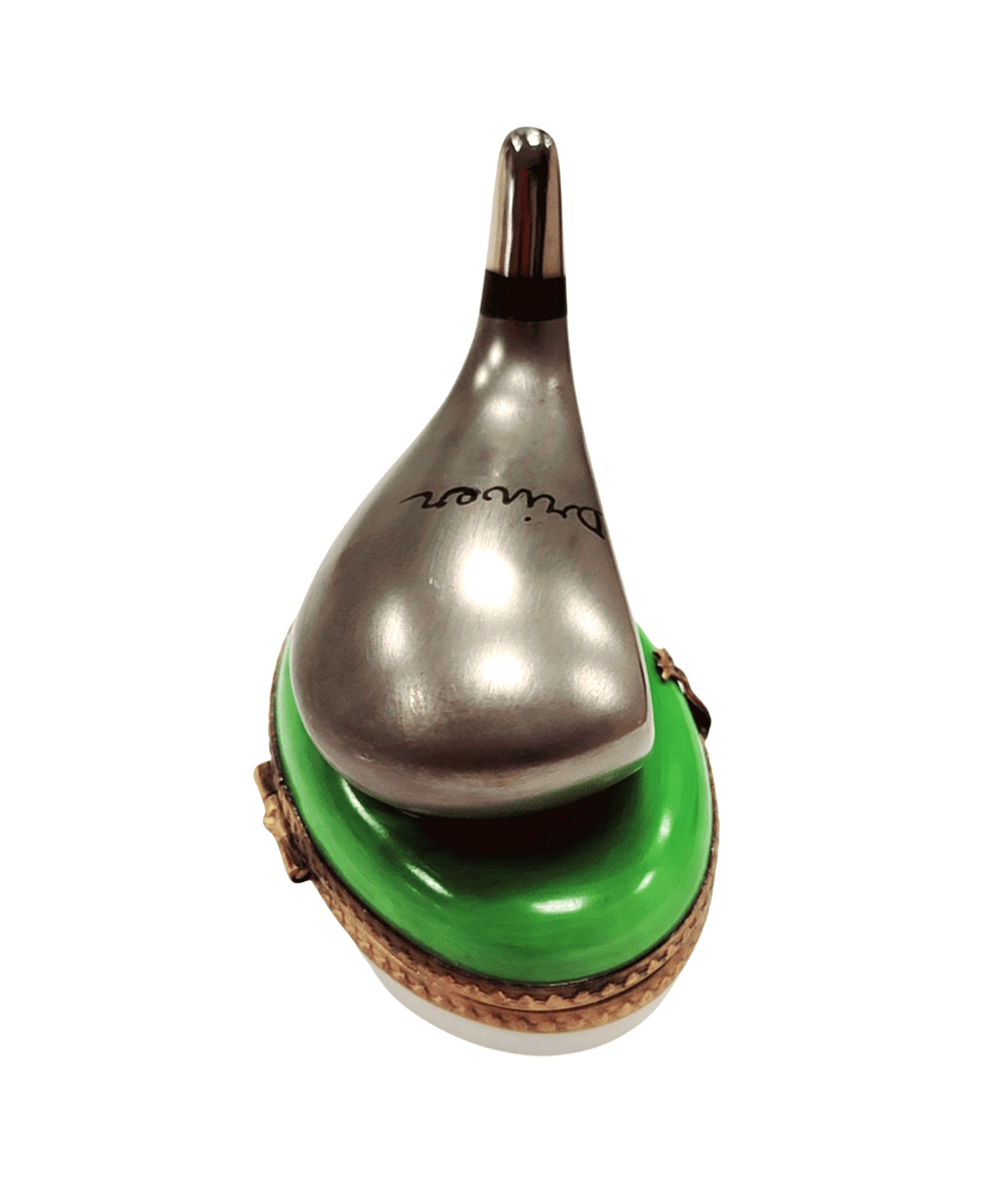 Driver Golf Club Limoges Box Porcelain Limoges sports golf limoges box French Trinket Box