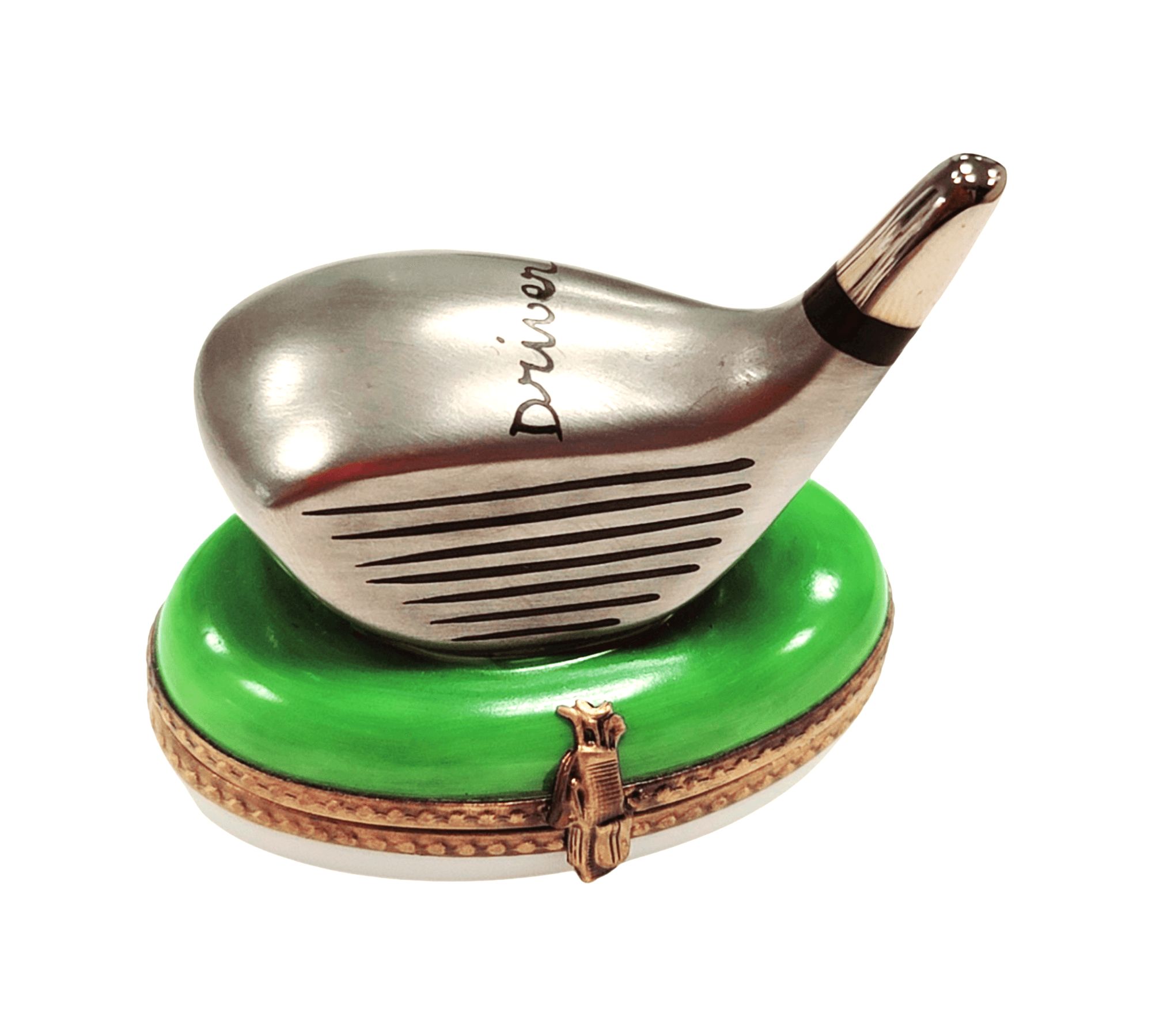 Driver Golf Club Limoges Box Porcelain Limoges sports golf limoges box French Trinket Box