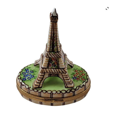 BROWN EIFFEL TOWER - "I LOVE PARIS" PAINTED INSIDE