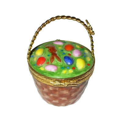 Easter Basket Porcelain Limoges Easter French Trinket Box