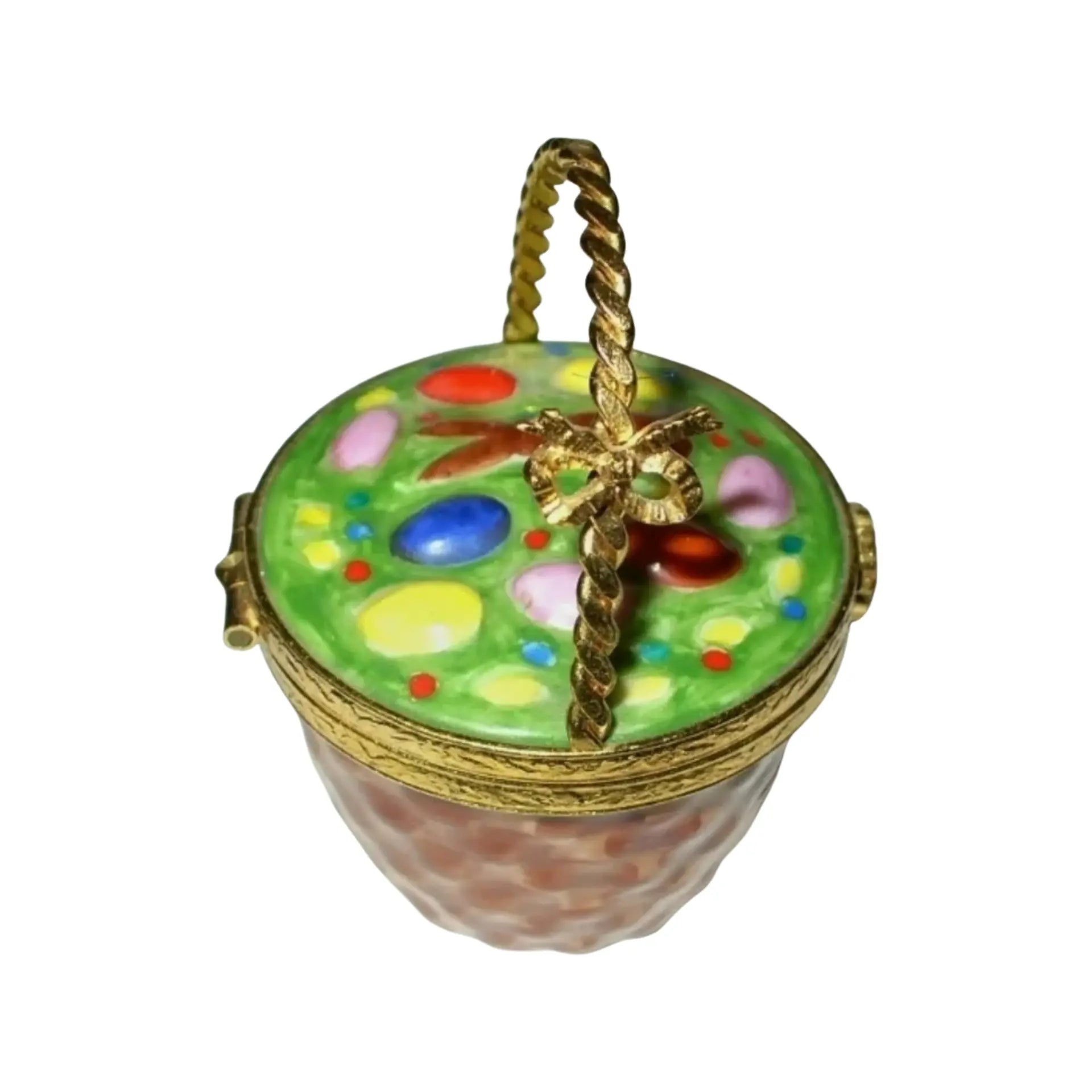 Easter Basket Porcelain Limoges Easter French Trinket Box