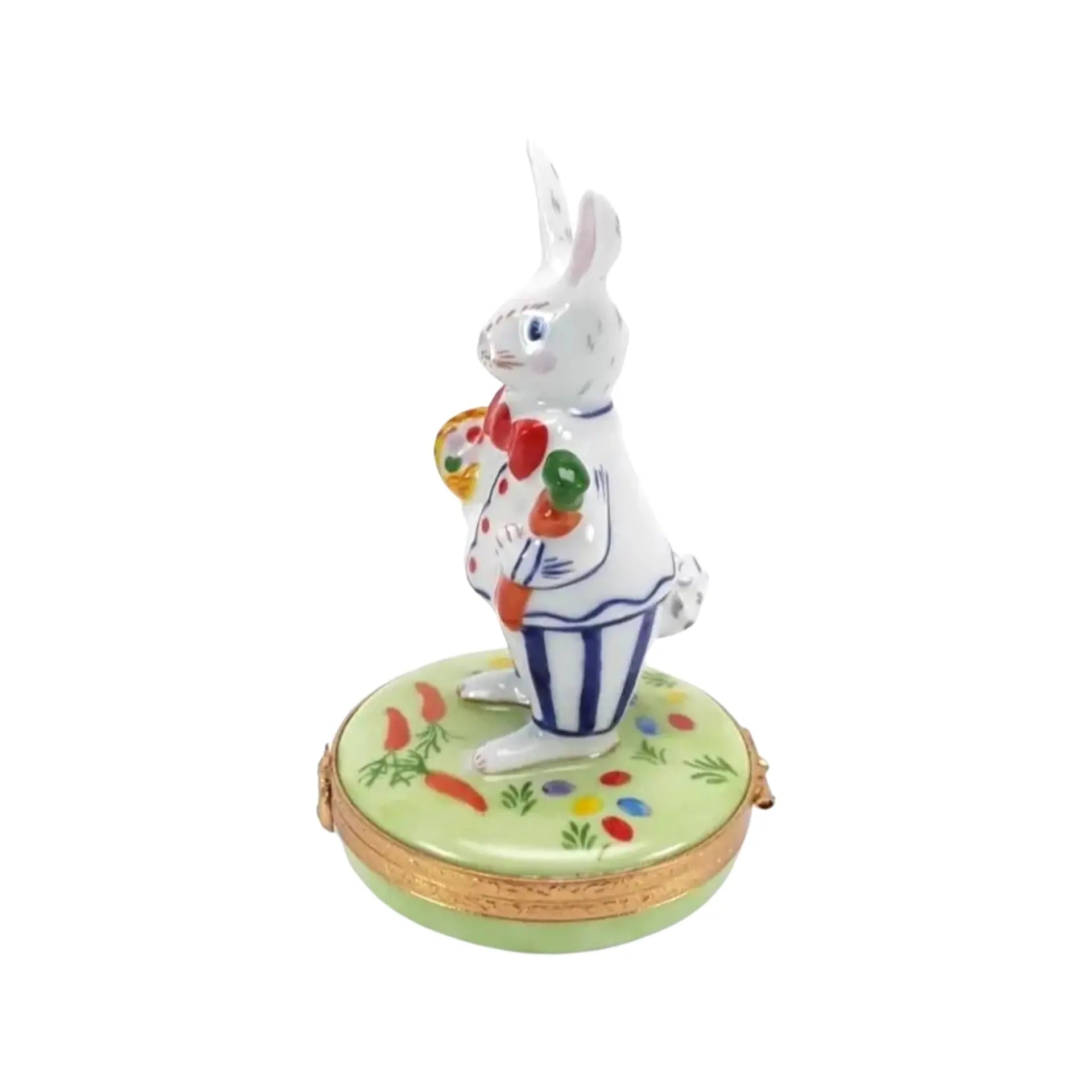 Easter Bunny Porcelain Limoges Easter French Trinket Box